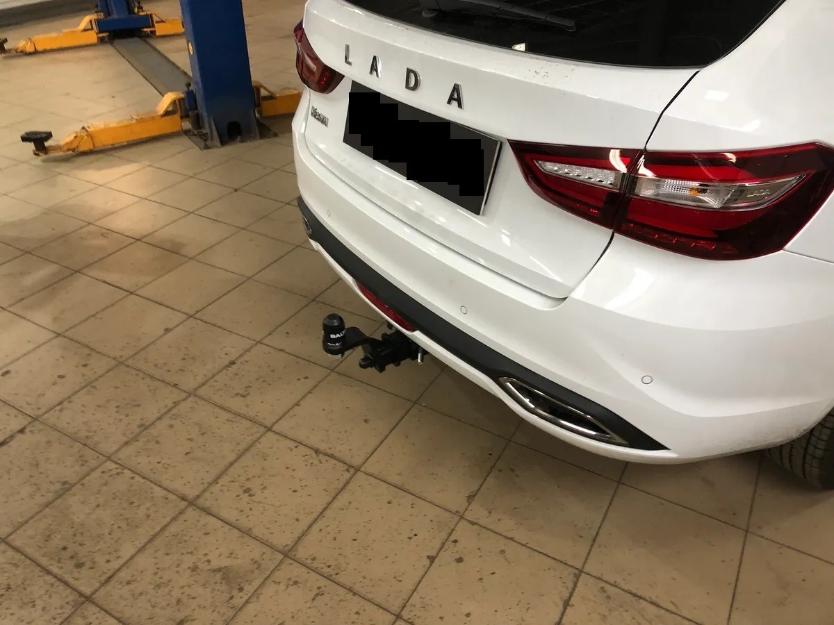 Быстросъёмный фаркоп TowRus для  Lada Vesta NG 2023- Шар Е с антистуком фото 8