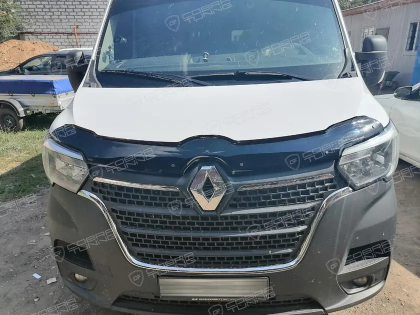 Дефлектор Cobra Tuning для капота Renault Master III 2019-2022