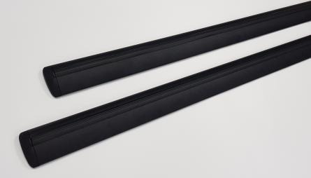 Комплект крыловидных дуг черных Атлант 110 см 