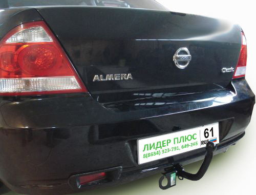 Фаркоп Лидер-Плюс для Nissan Almera Classic (B10) 2006-2012 фото 2