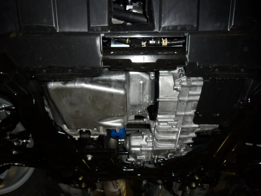 Защита алюминиевая АВС-Дизайн для картера и КПП Honda CR-V III 2006-2012 фото 2