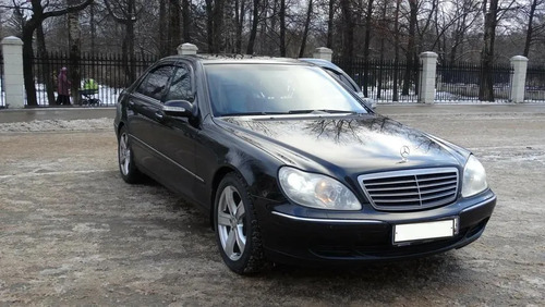 Дефлекторы Cobra Tuning для окон Mercedes-Benz S-Класс 1998-2005 W220 (длинный)