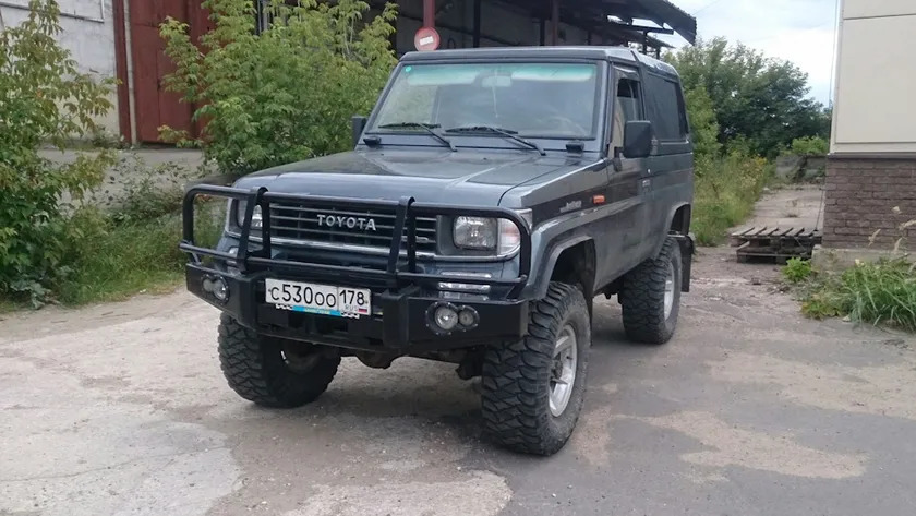 Дефлекторы Cobra Tuning для окон Toyota Land Cruiser J74 3-дв. 1985-1990 фото 4