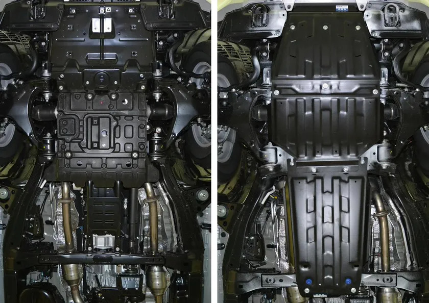 Защита Rival для картера (часть 1) Lexus LX 450 III рестайлинг 2015-2022 фото 3