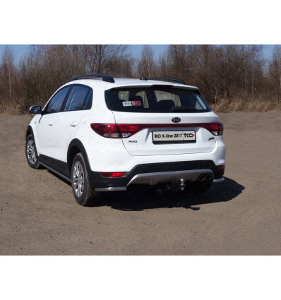 Быстросъёмный оцинкованный  фаркоп ТСС для Kia Rio X-Line (Mk.I) 2017-2020 / Kia Rio X (Mk.I) 2020-2022 /  Solaris KRX 2024- Шар Е фото 5