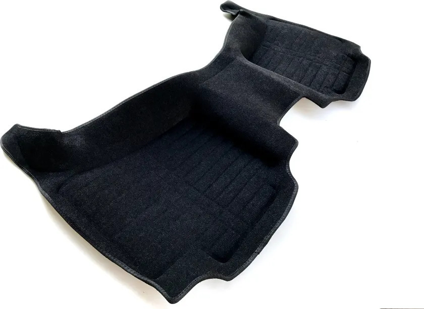 Коврики текстильные Euromat 3D 5D с высокими бортами для салона Porsche Cayenne II 2010-2014 Черные фото 3