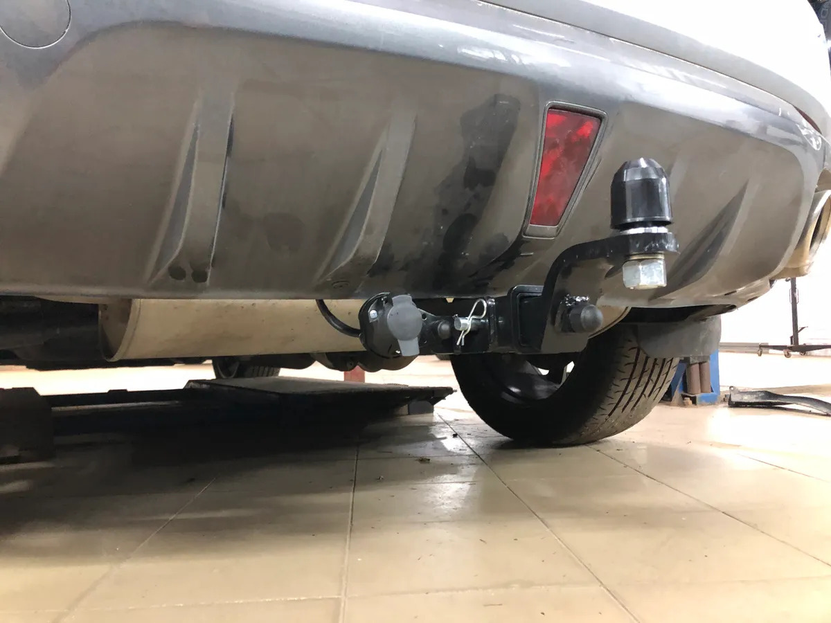 Быстросъёмный фаркоп TowRus для Changan UNI-K 2020- (авто для рынка РФ) Шар Е с антистуком фото 6