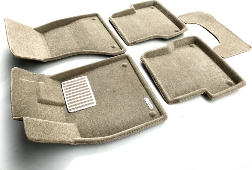 Коврики текстильные Euromat 3D Lux для салона Audi A6 4G,С7 2011-2018 Бежевые фото 4
