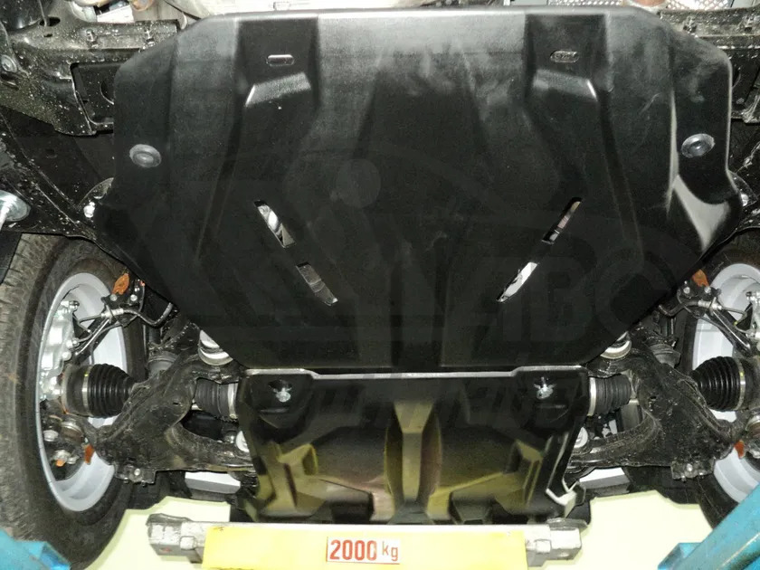 Защита композитная АВС-Дизайн для картера и радиатора Lexus GX 460 2009-2022