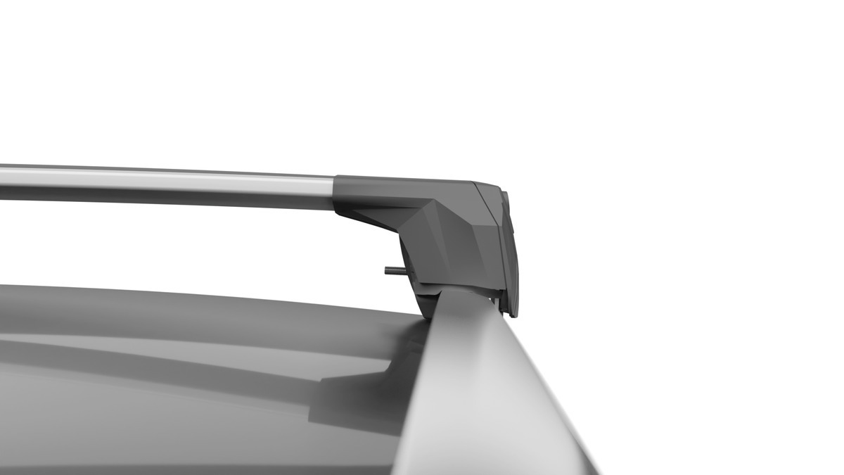 Багажник универсальный на интегрированные рейлинги LUX SCOUT-2 аэродинамические дуги фото 11