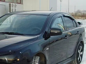 Дефлекторы SIM для окон Mitsubishi Lancer 10 седан 2007-2022 фото 2