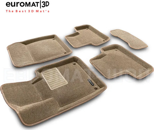 Коврики текстильные Euromat 3D Business для салона Volvo XC60 II 2018-2022 БЕЖЕВЫЕ