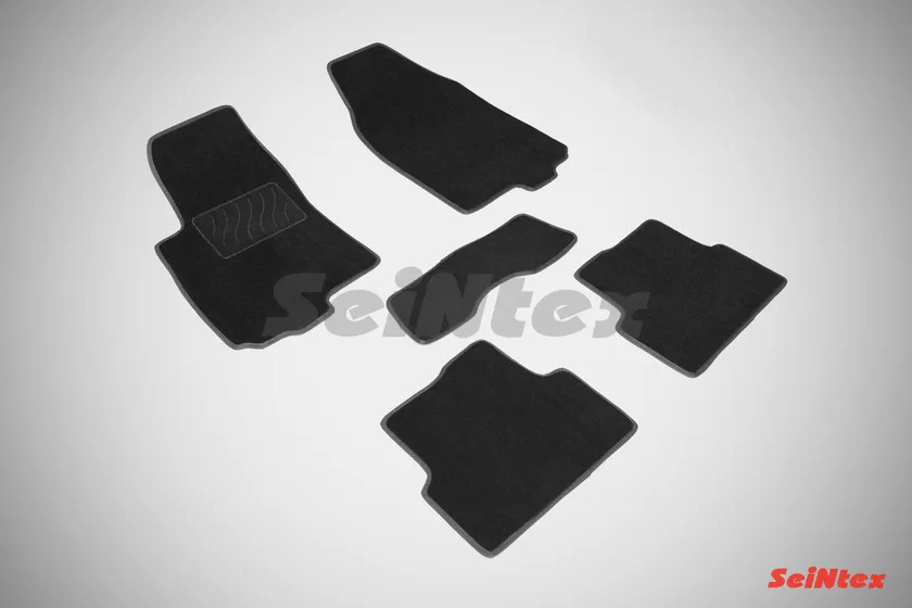 Коврики текстильные Seintex на нескользящей основе для салона Chevrolet Aveo II 2011-2022