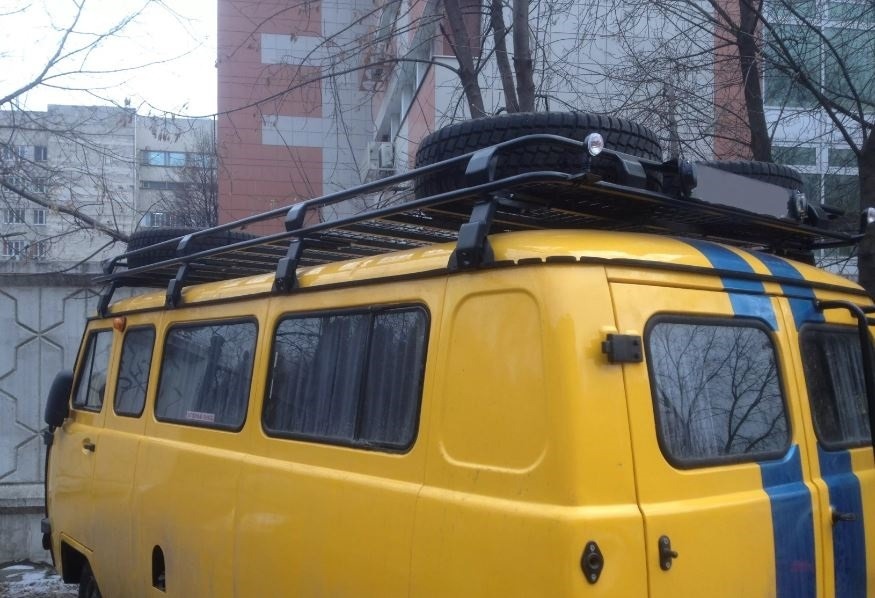 Багажник экспедиционный ED для УАЗ 3741/2206 с сеткой фото 3