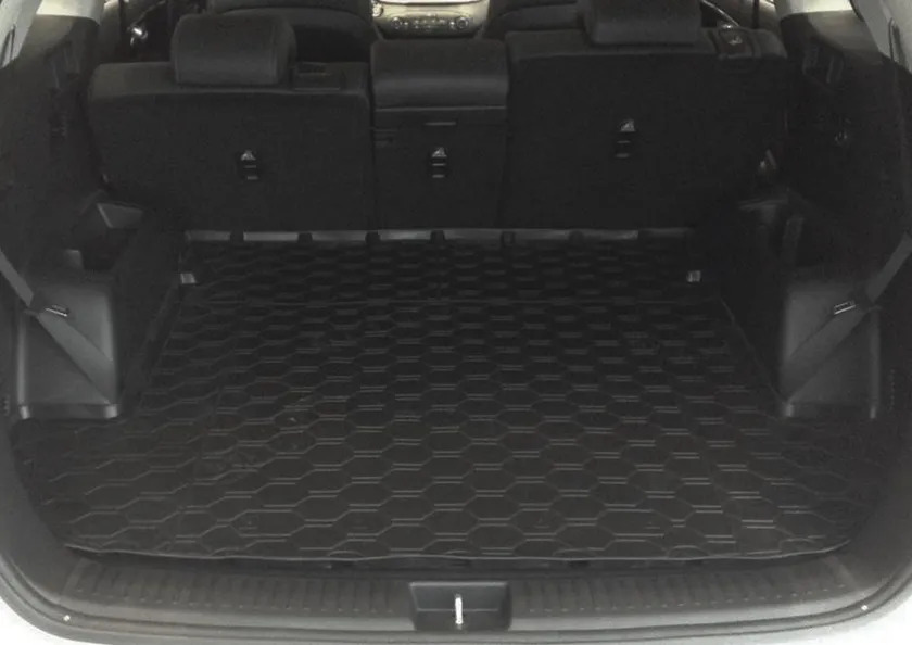 Комплект ковриков Rival для салона и багажника Kia Sorento III Prime (сложенный 3 ряд, 7 мест) 2015-2020 фото 3