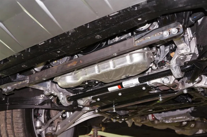 Защита композитная АВС-Дизайн для картера и КПП (2 части) Audi Q7 II до рестайлинга 2015-09.2020 фото 5