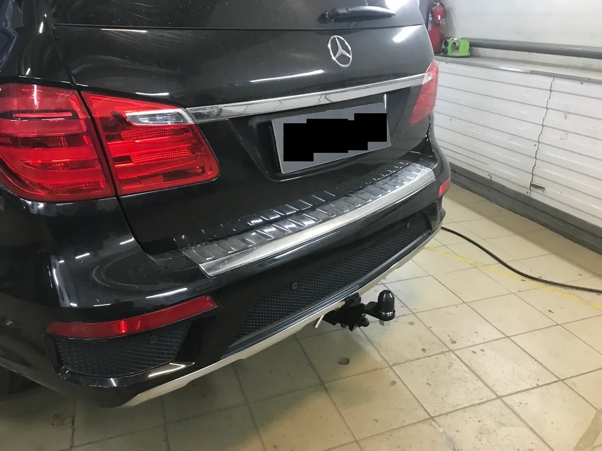 Быстросъёмный фаркоп TowRus с системой антистук для Mercedes GLS-Class x166 2015-2019/ GLE-Class w166 2016-2018/ GLE-Class Coupe c292 2016-2018/ M-Class w164 2005-2011, w166 2011-2015/ GL-Class x164 2006-2012 /  x166 2012-2015 Шар Е фото 6