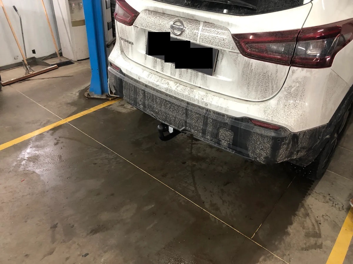 Фаркоп Steinhof для Nissan Qashqai J11 (Mk.II) (кроме версии со AdBlue) 2014-2018  Шар А фото 2