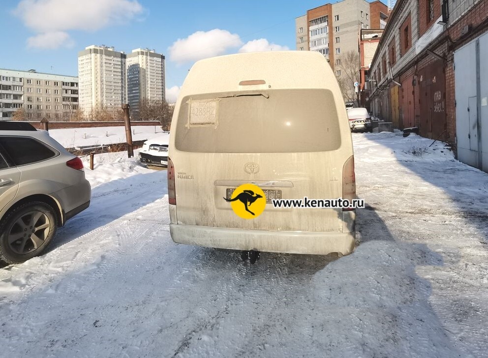 Фаркоп Halty для Toyota Hiace H200 (Mk.V) 2004-2017 / Toyota Regius Ace (широкий кузов левый и правый руль) 2005-2020 Шар А фото 4