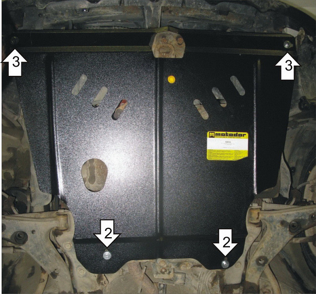 Защита Мотодор для картера, КПП Toyota Corolla E100 1992-1997