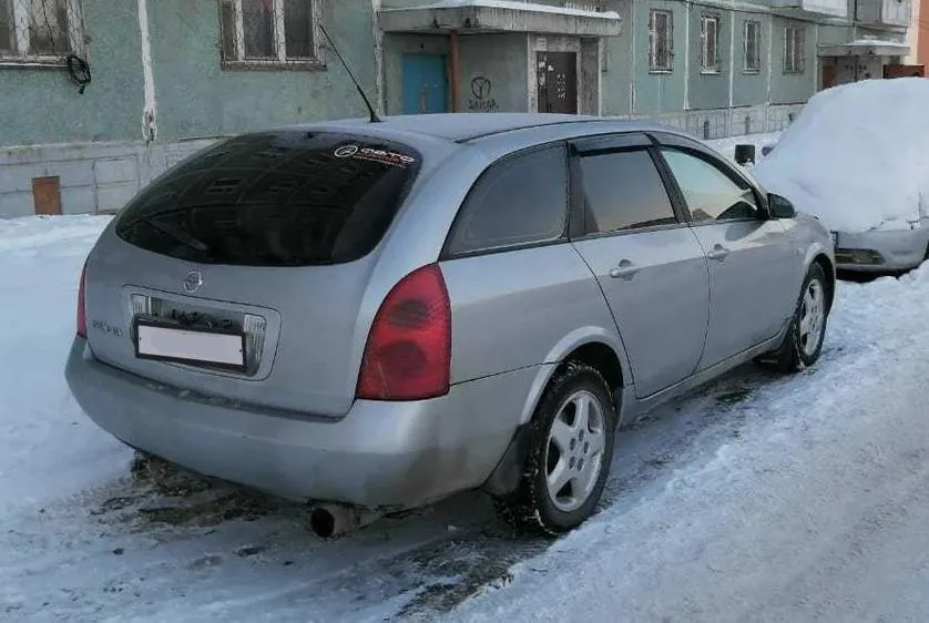 Дефлекторы Cobra Tuning для окон Nissan Primera P12 универсал 2002-2008 фото 5