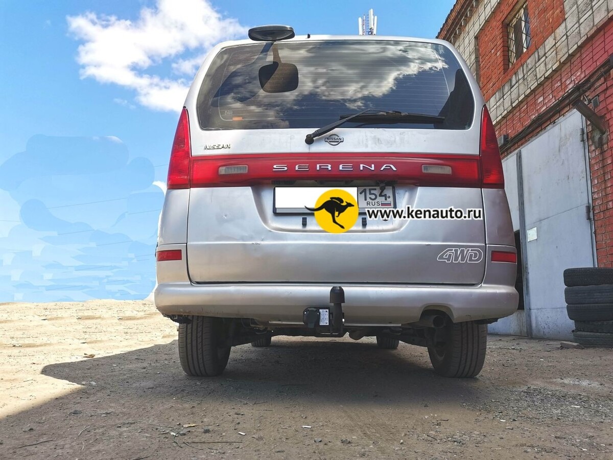 Фаркоп Halty для Nissan Serena C24 (Mk.II) 1999-2005 шар А фото 6