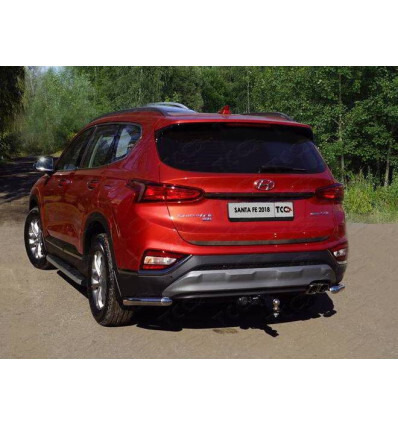 Фаркоп оцинкованный ТСС для Hyundai Santa Fe TM (Mk.IV) 2018-2021 шар Е фото 4