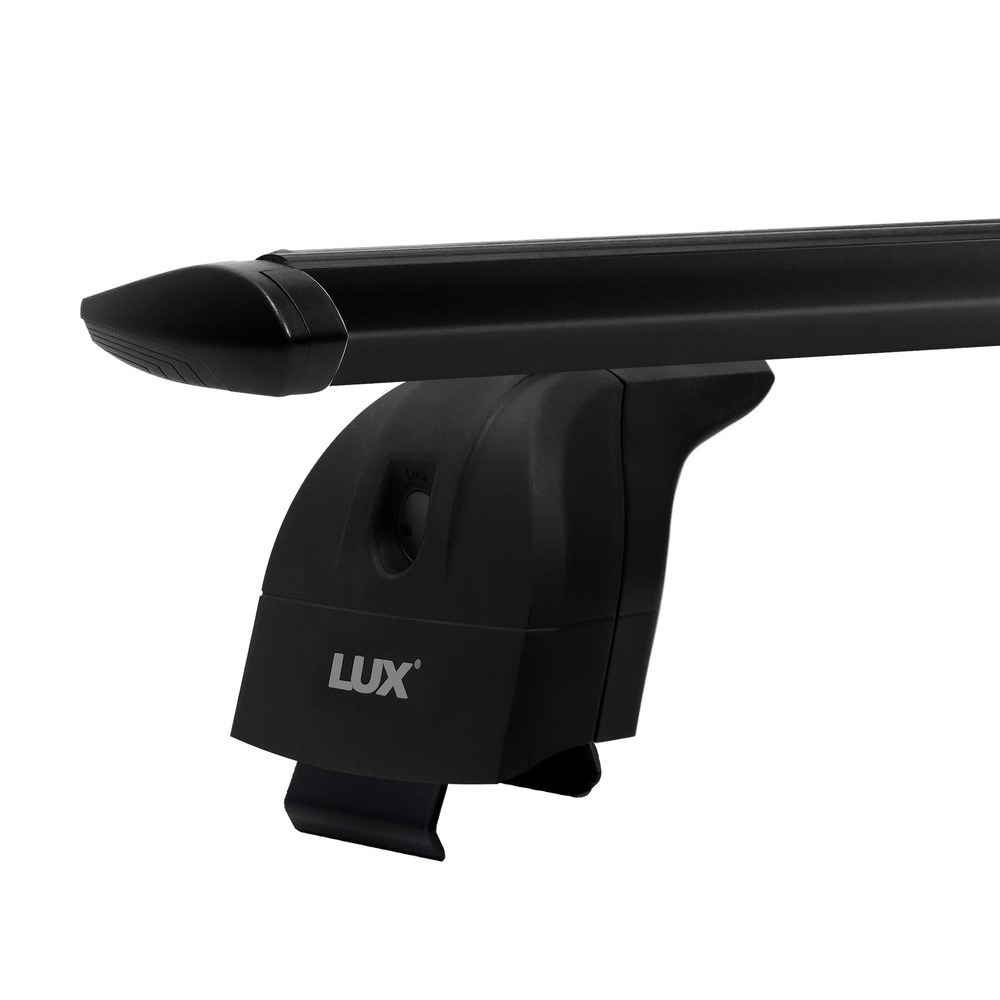 Багажник модельный в штатные места LUX БК2 крыловидные дуги черные фото 2