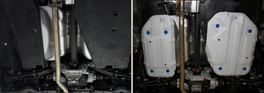 Защита алюминиевая Rival для топливного бака Toyota RAV4 XA50 2019-2022 фото 3