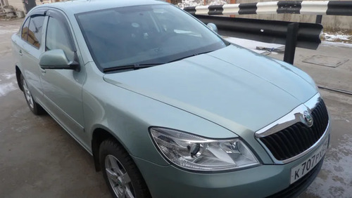 Дефлекторы V-Star для окон Skoda Octavia седан A5 2004-2013