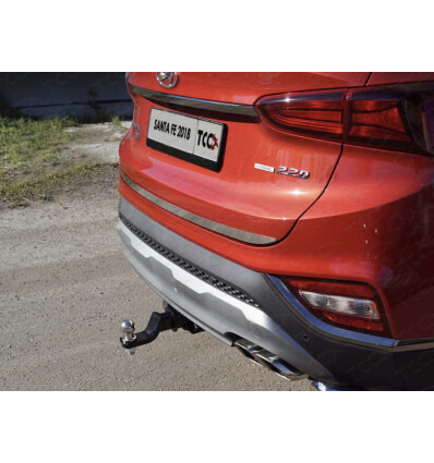 Фаркоп оцинкованный ТСС для Hyundai Santa Fe TM (Mk.IV) 2018-2021 шар Е фото 2