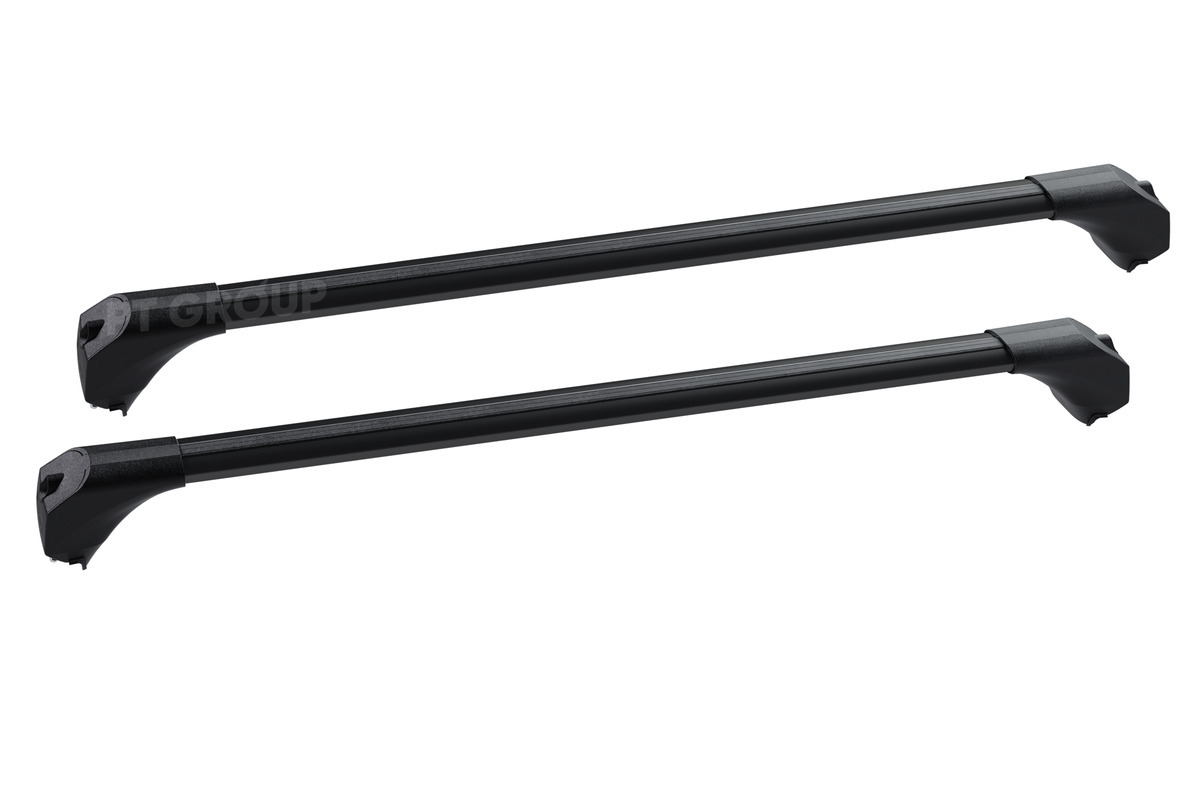 Багажник универсальный на интегрированные рейлинги PT-GROUP черный фото 2