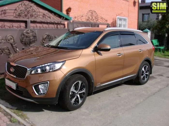 Дефлекторы SIM для окон Kia Sorento III Prime 2015-2022