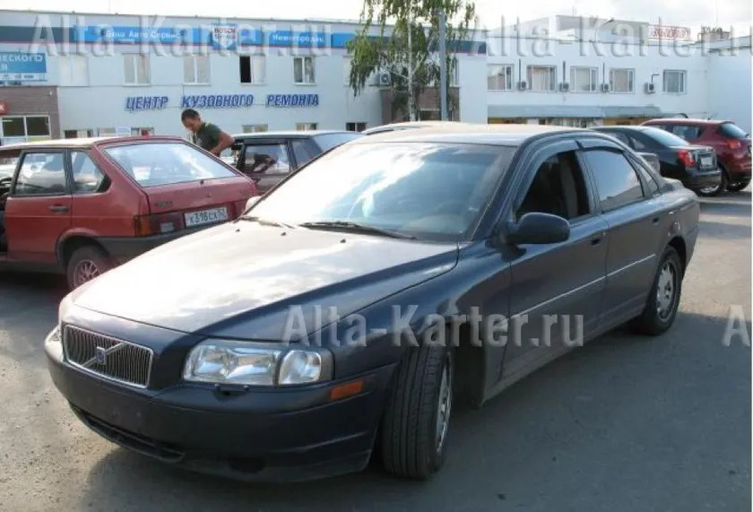 Дефлекторы Cobra Tuning для окон Volvo S80 I седан 1998-2005 фото 2