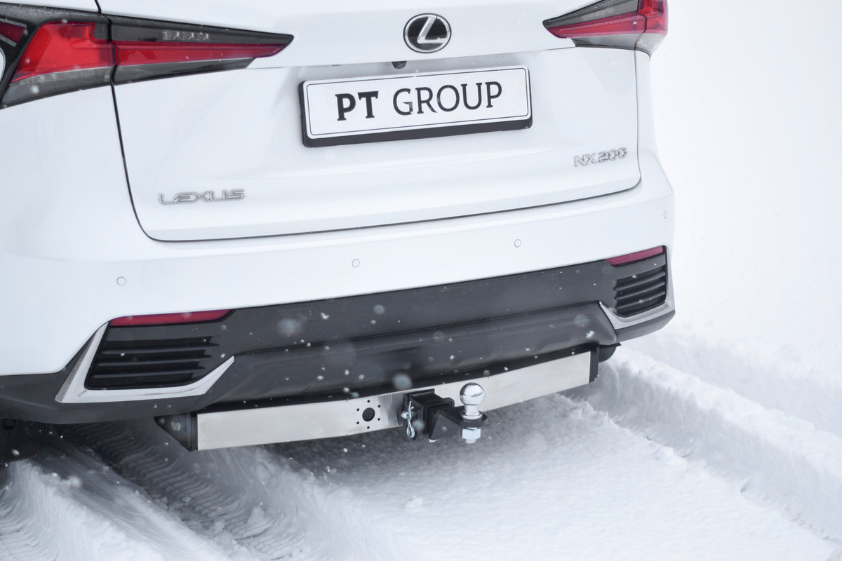 Фаркоп PT GROUP  с нержавеющей накладкой  для Lexus NX (Mk.I) 2014-2021 / Toyota Rav4 (Mk.IV) 2013 - 2018 Шар Е фото 7