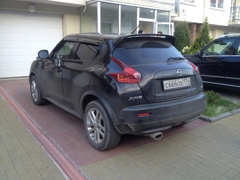 Дефлекторы Cobra Tuning для окон Nissan Juke 2010-2019 фото 2