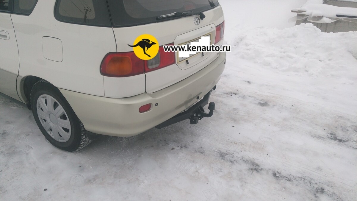 Фаркоп Halty для Toyota Ipsum SXM10 (Mk.I) 2WD/4WD 1996-2001/ Toyota Gaia XM (Mk.I) 2WD/4WD 1998-2004/ Toyota Picnic XM10 1996-2001 шар A фото 7