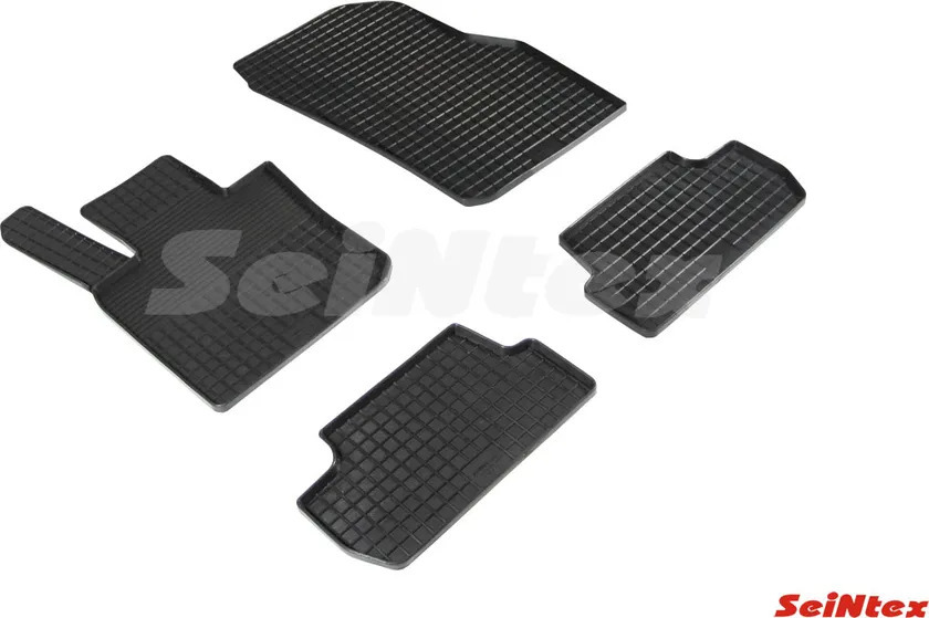 Коврики резиновые Seintex с рисунком "Сетка" для салона Mini Сooper III F56 3дв. 2013-2022