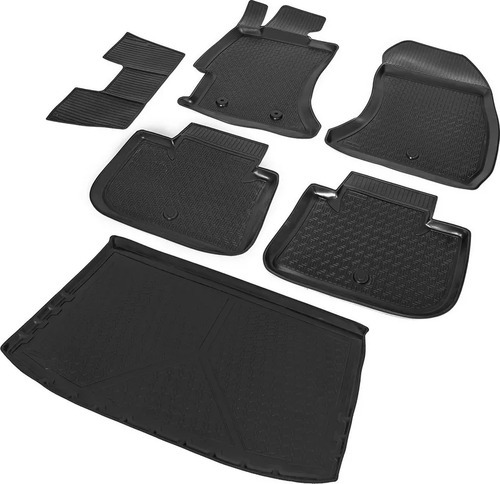 Комплект ковриков Rival для салона и багажника Subaru XV I 2011-2017