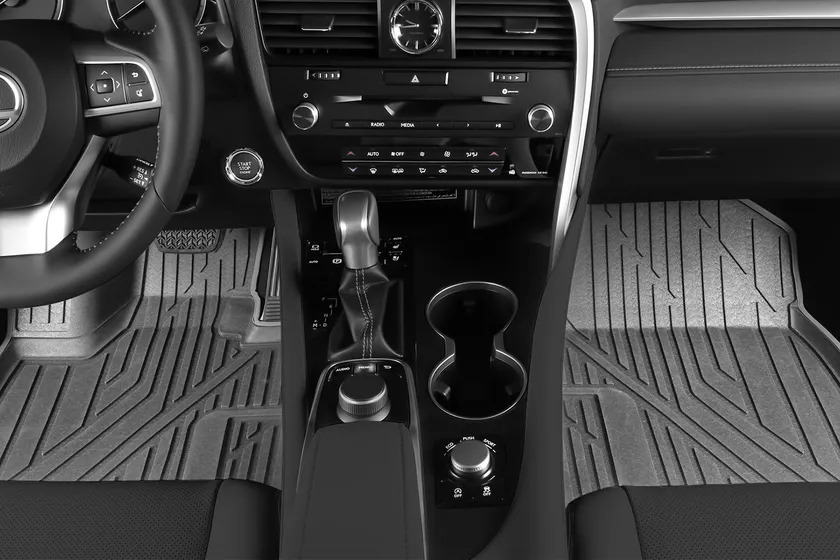 Коврики KVEST 3D для салона Lexus RX IV 2015-2022 Серый, серый кант фото 9