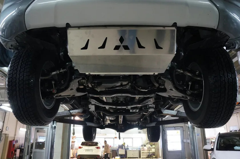 Защита алюминиевая АВС-Дизайн для радиатора Fiat Fullback 2016-2022 фото 2