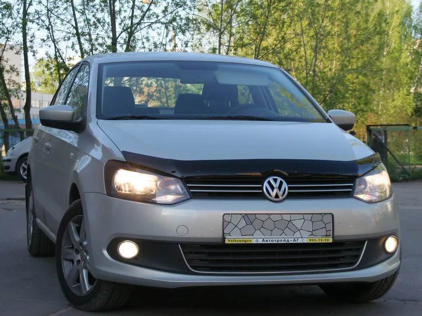 Дефлектор SIM для капота Volkswagen Polo V хэтчбек 2009-2015 фото 3