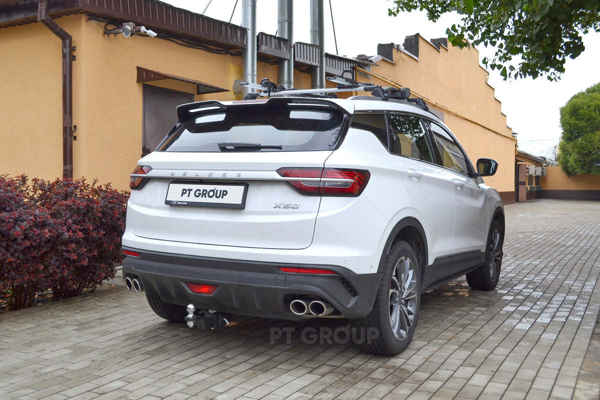 Быстросъёмный фаркоп PT GROUP для на Belgee X50 (Mk.I) 2023- /  Geely Coolray 2022- Шар Е фото 4