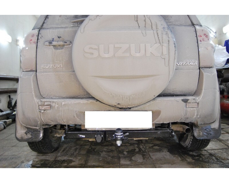 Быстросъёмный фаркоп Бизон с системой антистук  для Suzuki Grand Vitara 3 двери (Mk.II) 2005-2015 Шар Е фото 6