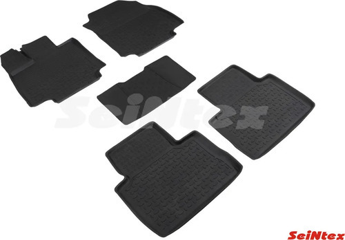 Комплект ковриков Seintex с высоким бортиком для салона Toyota RAV 4 V АКПП 2019-2022