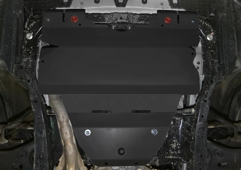 Защита АвтоБРОНЯ для картера (увеличенная) Subaru Legacy V 2009-2014 фото 2