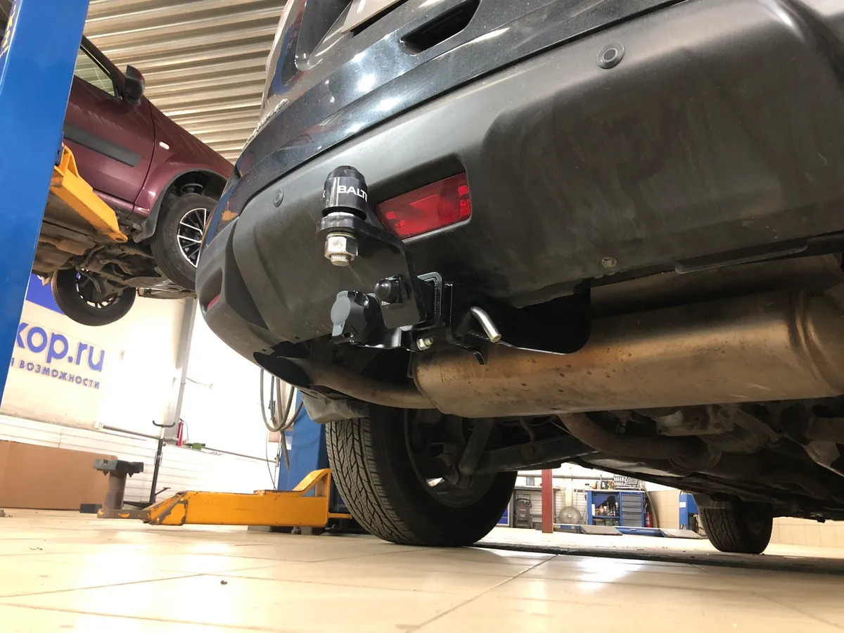 Фаркоп TowRus для Nissan X-Trail (Mk.III) T32 2014-2022 Шар Е с антистуком фото 5