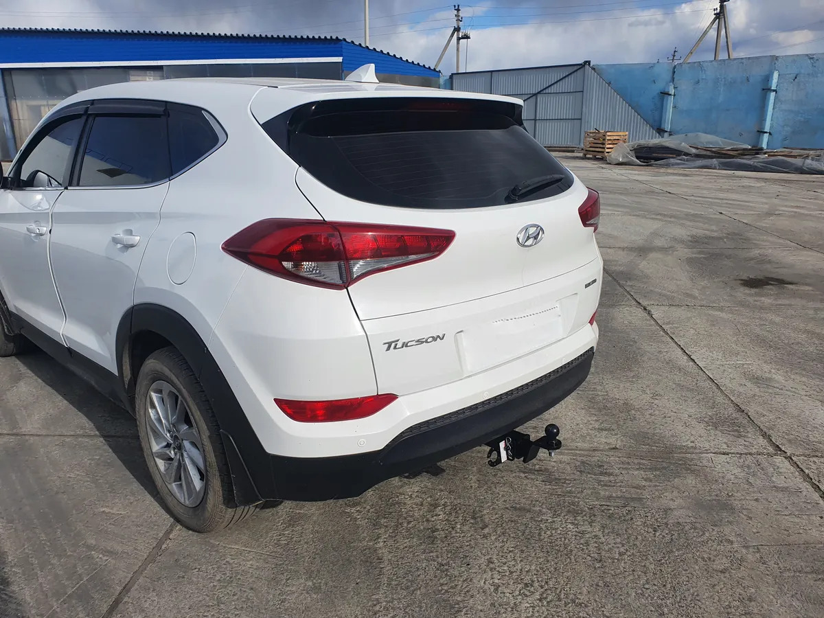 Быстросъёмный фаркоп УНИКАР для HYUNDAI TUCSON (Mk.III дорест) 2016-2018 / KIA SPORTAGE (Mk.IV дорест) 2016-2018 Шар Е фото 2