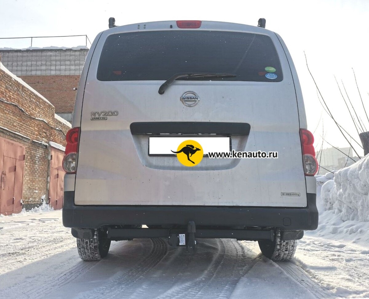 Halty Фаркоп Nissan NV200 2WD/4WD VNM20, VM20 (ПРАВЫЙ РУЛЬ, пружинная и рессорная подвеска) 2009-/  Mitsubishi Delica D3 (кроме компл. с кондиционером заднего ряда) 2011-2019 шар А фото 2