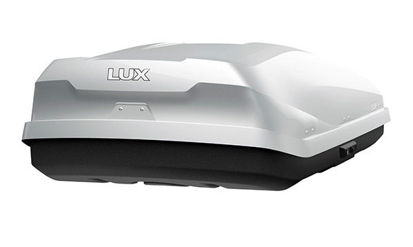 Бокс на крышу Lux Irbis 175 белый глянцевый фото 4